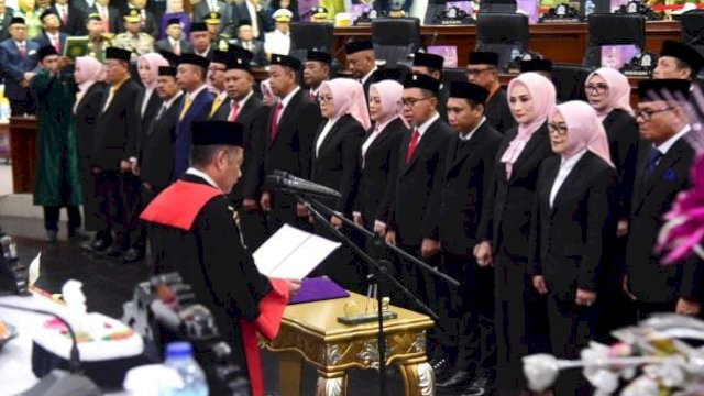 44 Anggota DPRD Provinsi Gorontalo Periode 2024-2029 Resmi Dilantik