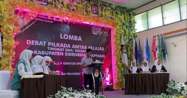 KPU Sidrap Gelar Debat Pilkada Tingkat SMA untuk Tingkatkan Kesadaran Politik Pelajar