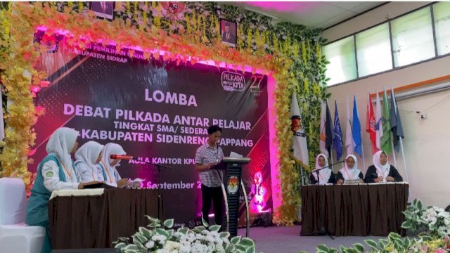 KPU Sidrap Gelar Debat Pilkada Tingkat SMA untuk Tingkatkan Kesadaran Politik Pelajar
