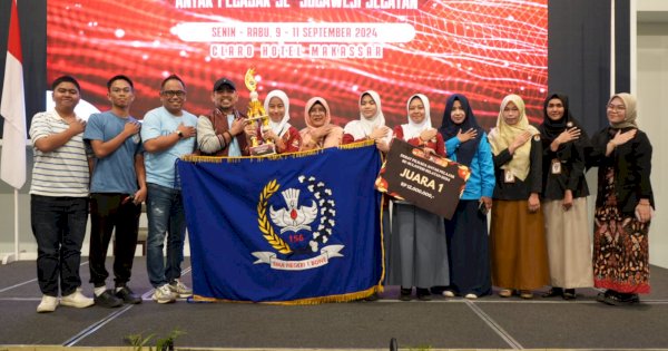 KPU Sulsel Gelar Debat Pilkada Antar Pelajar se-Sulawesi Selatan 2024, SMAN 1 Bone Juara