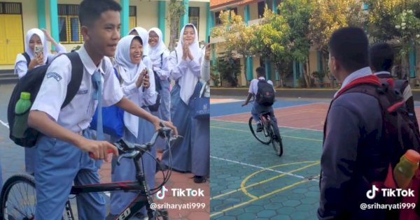 Viral Siswa Kompak Patungan Beli Sepeda Untuk Bantu Teman Sekelas, Alasannya Bikin Haru