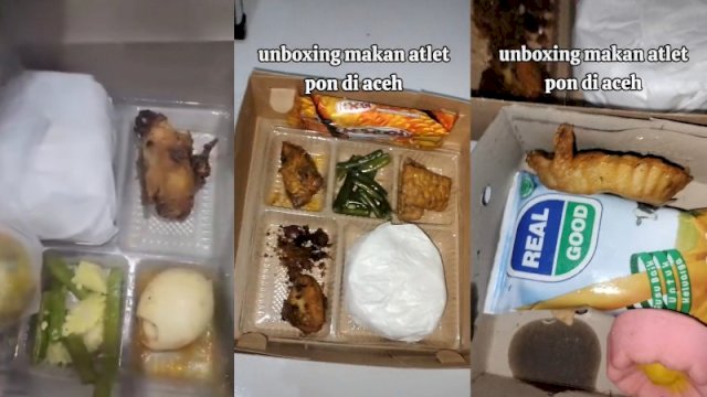 Menu Makanan Atlet PON Aceh-Sumut 2024 Jadi Sorotan, Tuai Kritik Netizen