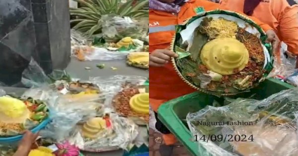 Viral Ribuan Nasi Tumpeng di HUT Karawang Dibuang Usai Pecahkan Rekor MURI 