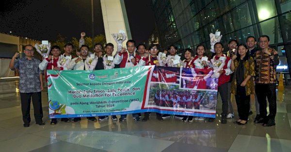 Alumni SMK dan Mahasiswa Vokasi Raih Lima Medali di Kompetisi Tingkat Dunia 