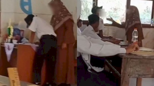 Seorang guru tampar murid berulang kali gegara panggil nama. (Foto: Instagram @fakta.indo)