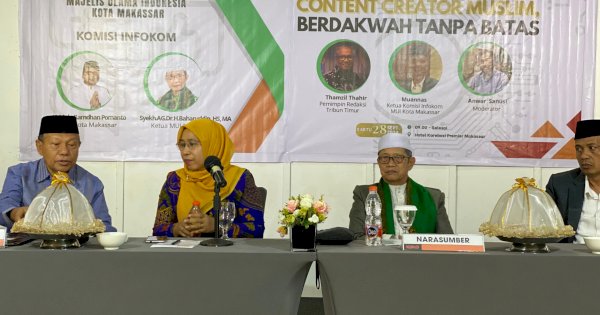 Buka Workshop Dakwah Digital, Plt Kadis Kominfo Makassar Tekankan Pentingnya Pemanfaatan Teknologi Bijak 