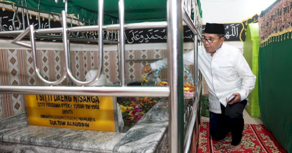 Sebelum Kampanye, DP Ziarah ke Makam Syekh Yusuf, Sultan Hasanuddin, Hingga Arung Palakka