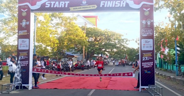 Bupati Chaidir Lepas Peserta Pilkada Run Maros