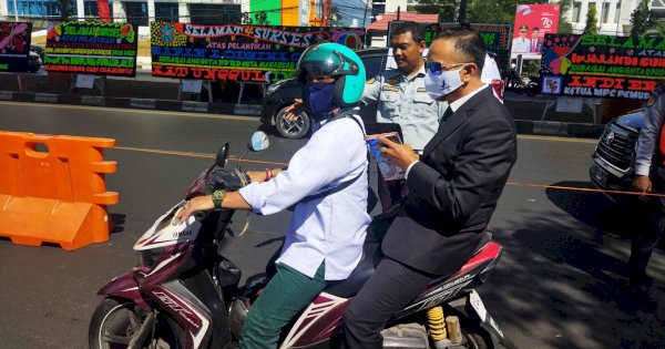 Basdir Dibonceng Motor ke Pelantikan Anggota DPRD Makassar: Ini Nazar