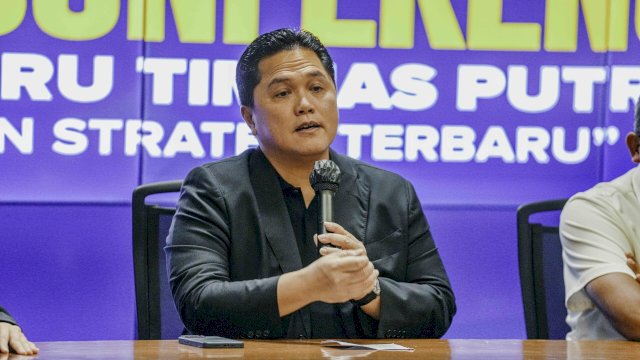 Erick Thohir Target Timnas Indonesia Bisa Bawa Pulang 4 Poin Lawan Bahrain dan China 