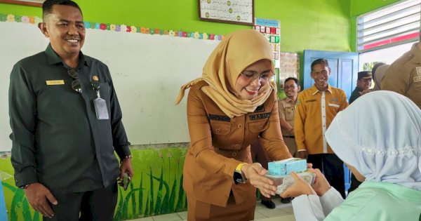 Pemkab Maros Luncurkan Program Genius, Tiga Sekolah Dapat Pangan Bergizi