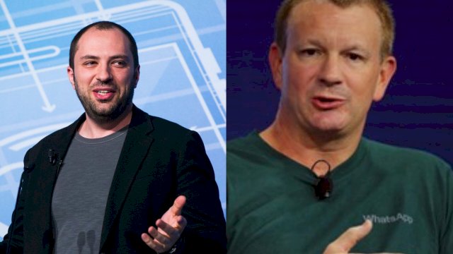 Kolase foto dua pendiri WhatsApp, Jan Koum dan Brian Acton. (Dok Google) 