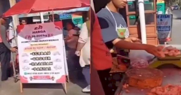 Viral Penjual Ayam Diprotes Sesama Pedagang Gegara Jual Lebih Murah dari Harga Pasaran