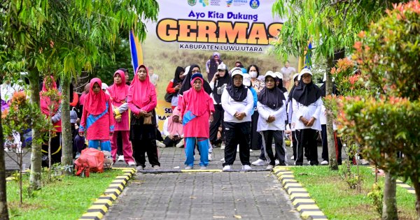 Bupati Luwu Utara Dorong GERMAS untuk Tingkatkan Kesehatan Ibu Hamil, Lansia, dan Balita