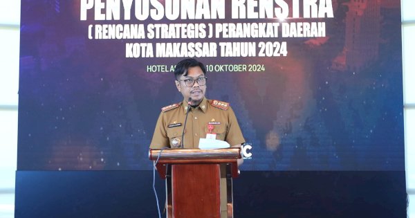 Pj Sekda Makassar Buka Workshop Penyusunan Renstra Perangkat Daerah