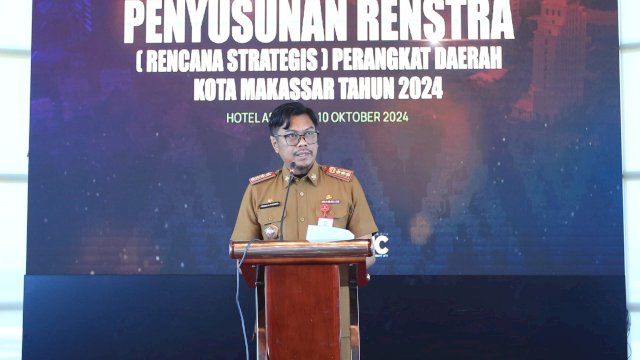 Pj Sekda Makassar Buka Workshop Penyusunan Renstra Perangkat Daerah