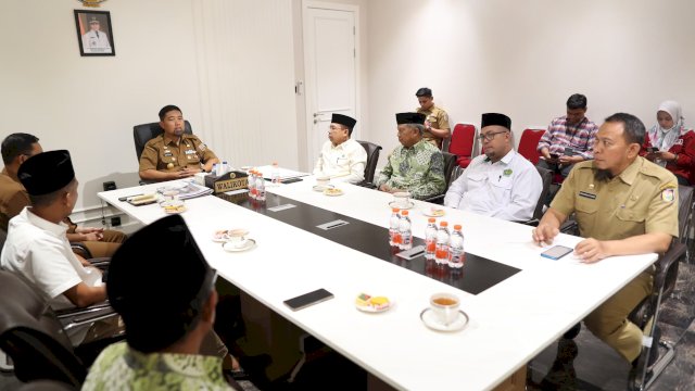 PCNU Temui Pjs Wali Kota, Persiapan &#8220;Makassar Bermunajat&#8221;