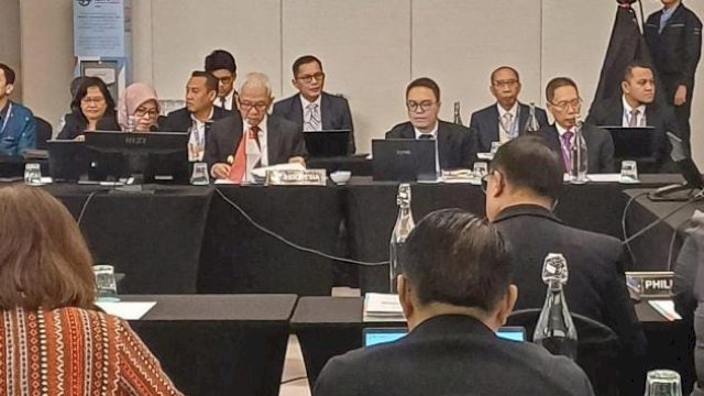 Pj. Gubernur Gorontalo, Rudy Salahuddin, memimpin delegasi Indonesia pada pertemuan BIMP-EAGA CMGLF di Kota Kinabalu, Sabah, Malaysia, Rabu (16/10/2024).