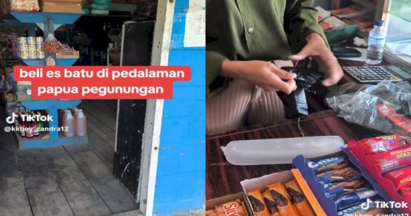 Viral Beli Es Batu di Pedalaman Papua, Harganya Bikin Netizen Kaget 