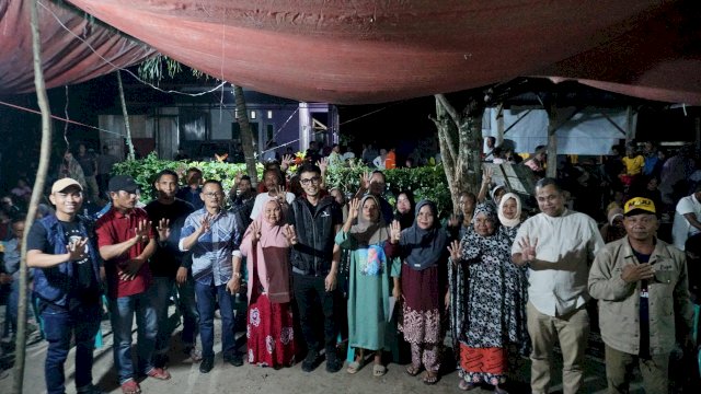 Tatap Muka di Sabbang Selatan, Pasangan Fauzi-Ajie Tegaskan Komitmen Tanpa Politik Uang