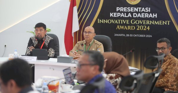 Penilaian IGA 2024, Pjs Wali Kota Makassar Perkenalkan Inovasi Dottoro&#8217;ta dan Inovasi Kelas Berbintang