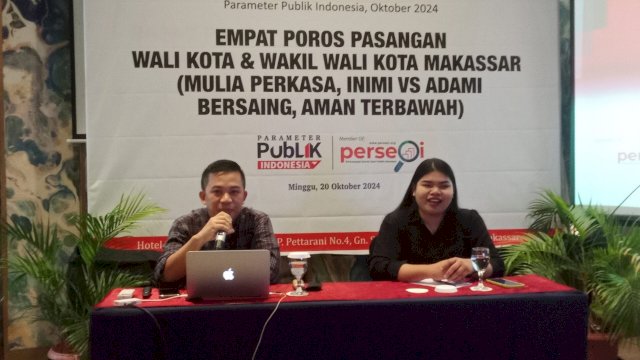 Survei PPI Pilwalkot Makassar: Paslon MULIA Dipuncak, INIMI dan SEHATI Bersaing  