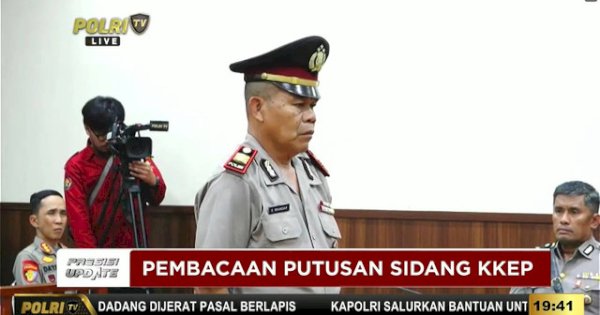 AKP Dadang yang Tembak Mati Rekan Polisi Akhirnya Dipecat Tidak Hormat dan Terancam Hukuman Mati