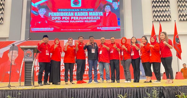 150 Anggota di Sulsel Ikuti Pelatihan Kader Madya PDIP, Djarot Sampaikan Salam Megawati