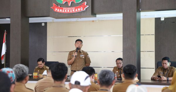 Pjs Wali Kota Makassar Kunjungi Kecamatan Panakukang, Ingatkan Warga Jaga Persaudaraan di Masa Kampanye