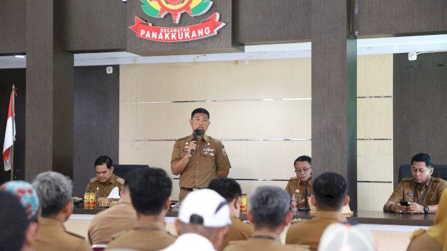 Pjs Wali Kota Makassar Kunjungi Kecamatan Panakukang, Ingatkan Warga Jaga Persaudaraan di Masa Kampanye