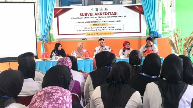 Wakili Pj Bupati, Muhammad Hasbi Hadiri Pembukaan Survei Akreditasi LAFKI di RSUD Pratama Takalar