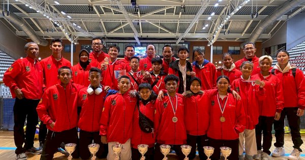 Pelajar Indonesia Raih 15 Medali pada Ajang Internasional Karate di Belanda