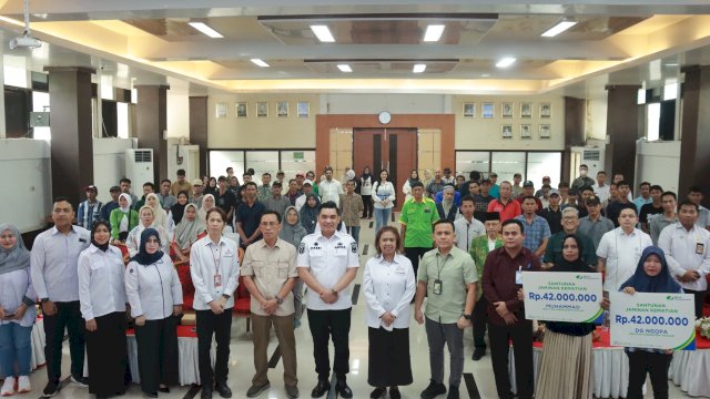 Sekda Takalar Hadiri Diskusi Publik Optimalisasi Pelayanan Jaminan Sosial Ketenagakerjaan Bagi Pekerja Informal