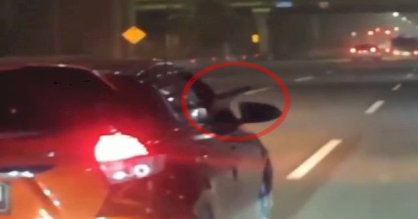 Viral Aksi Arogan Pengendara Mobil Todongkan Senpi Gegara Tak Terima Hendak Disalip 