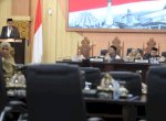 PJ Sekda Kota Makassar Hadiri Rapat Paripurna Tentang Pemandangan Umum Fraksi