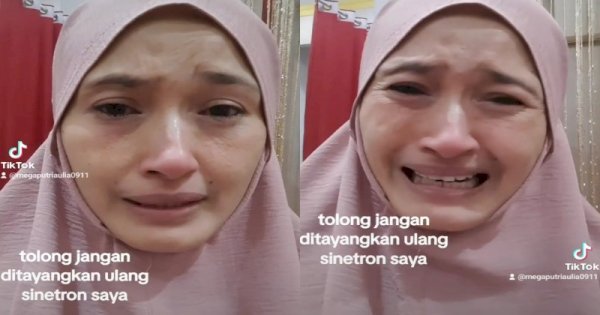 Sambil Menangis, Mega Putri Aulia Minta Pihak TV Tidak Tayangkan Sinetron Lawasnya 