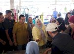 Anggota DPRD Hj Megawati Ikut Gerebek Pasar bersama Abang Fauzi di Pasar Sentral Masamba