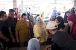 Anggota DPRD Hj Megawati Ikut Gerebek Pasar bersama Abang Fauzi di Pasar Sentral Masamba