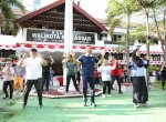 Andi Arwin Azis Akhiri Masa Jabatan sebagai Pjs Wali Kota Makassar dengan Senam Bersama dan Apel