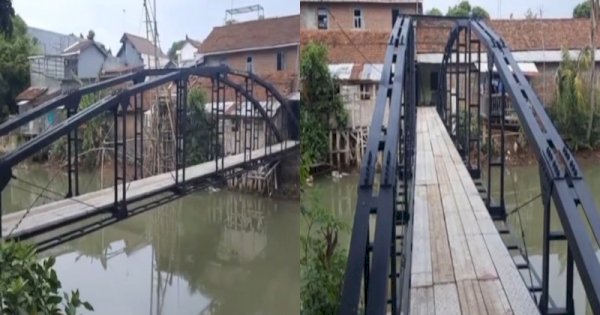 Warga Jepara Habiskan Rp250 Juta untuk Bikin Jembatan Usai Jalan Ditutup Tetangga