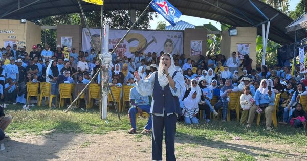 Andi Hastri Panas-panasan Saat Kampanye: Kalau Rakyatku Tidak Makan Ikan Besar, Saya Juga Tidak