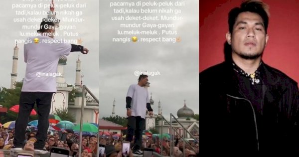 Viral Rizal Armada Tegur Dua Sejoli Pelukan Saat Dirinya Manggung, Tuai Sorotan Netizen