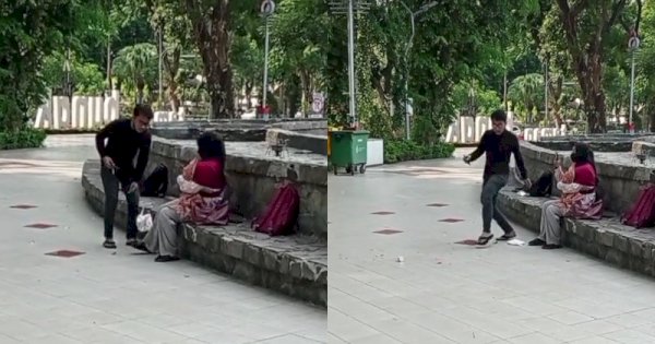 Viral Pria Ngamuk Tak Terima Ditegur Karena Merokok di Dekat Bayi