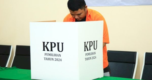 Potret Tahanan Bareskrim Polri Dapatkan Hak Pilih Pilkada Serentak 2024