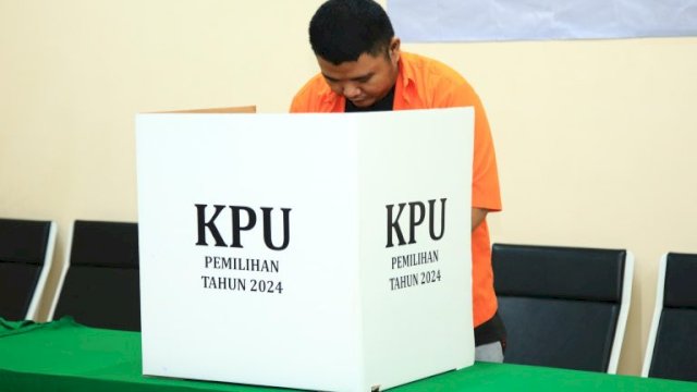 Potret Tahanan Bareskrim Polri Dapatkan Hak Pilih Pilkada Serentak 2024