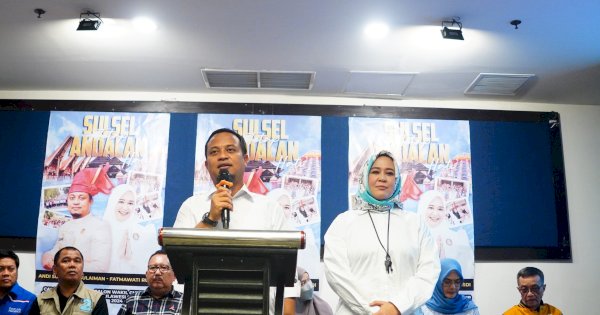 Unggul di Pilgub Sulsel, Andi Sudirman Sulaiman-Fatmawati Rusdi Minta Pendukung Tetap Tenang