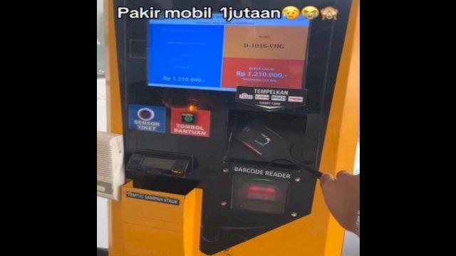 Seorang pia syok lihat biaya parkir 5 hari di bandara. (Foto: Instagram @lambe_turah)