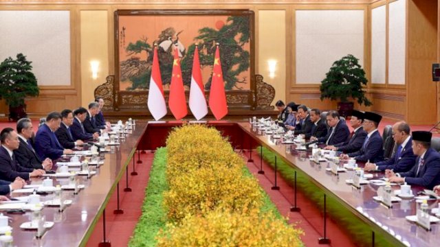 Prabowo dan Xi Jinping Sepakat Perkuat Kemitraan Strategis Indonesia-Tiongkok