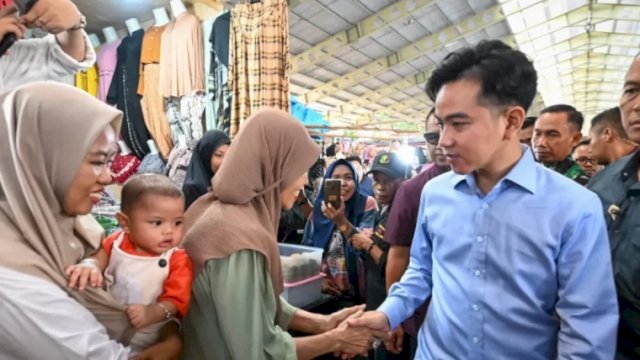 Usung Konsep Pasar Tradisional Modern, Wapres Gibran Kunjungi Pasar Rakyat Butta Salewangang di Maros