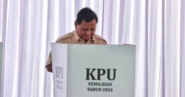 Presiden Prabowo Nyoblos di TPS Hambalang, Pilihan Rahasia 